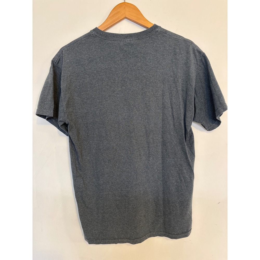Gildan Ohio University T-Shirt Mens Medium Gray Pink Graphic Short Sleeve Tee
